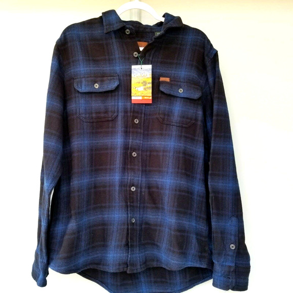 Bear Plaid Flannel Shirt Jacket 